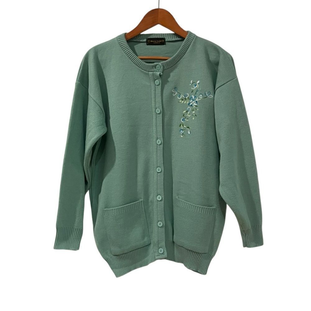 Kerry Gold vintage embroidery cardigan